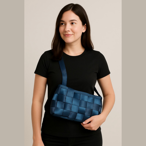 Harveys Handbags - Harveys Blue Seatbelt Bag Tote